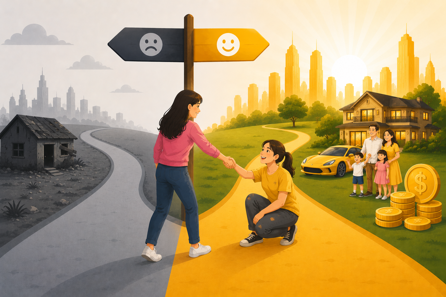 MỘT NGÀY TÔI QUYẾT ĐỊNH KHÔNG CHO PHÉP MÌNH ĐƯỢC NGHÈO NỮA